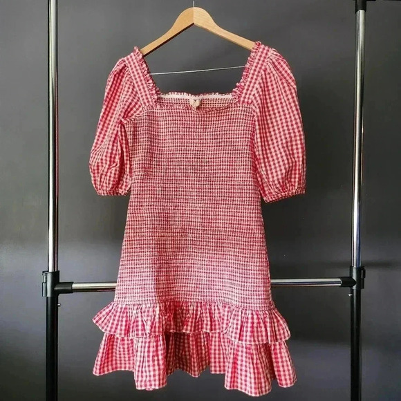 By Timo-smocked ruffle dress - Picture 4 of 8